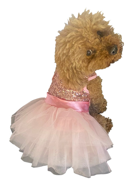 Over the Top Iridescent Blush Sequin Tutu