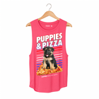 Puppies & Pizza  | Puppies Soft Women's Sleeveless Tank