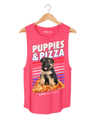 Puppies & Pizza  | Puppies Soft Women's Sleeveless Tank