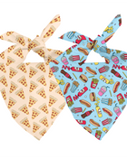 Pizza & Food Dog Bandana
