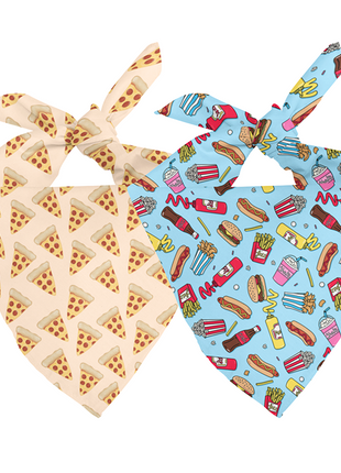Pizza & Food Dog Bandana