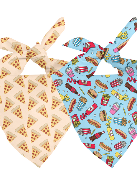 Pizza & Food Dog Bandana