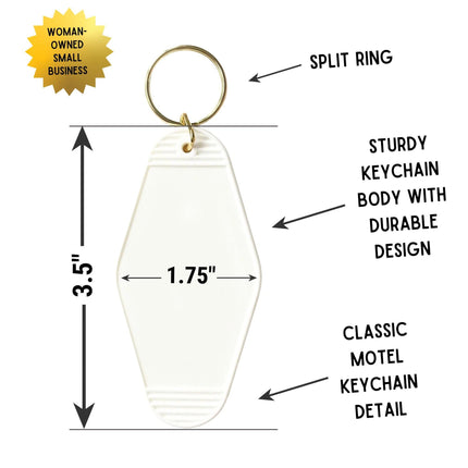 Plant Lady But Also Cat Lady Motel Style Keychain | GB x Catnip Crazed