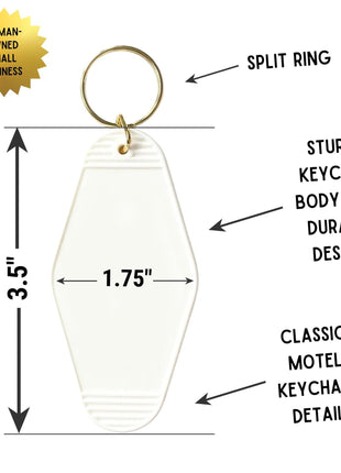 Plant Lady But Also Cat Lady Motel Style Keychain | GB x Catnip Crazed