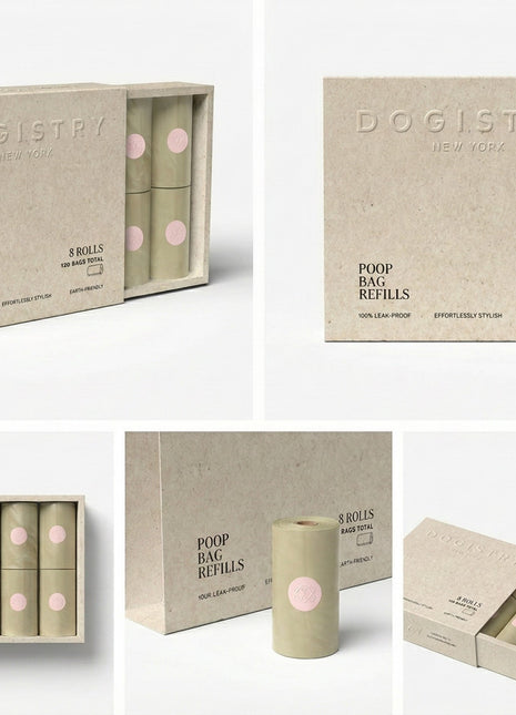 POOP BAG REFILLS - 120 Bags