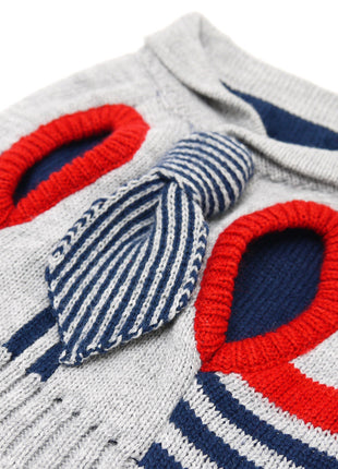 Preppy Necktie Sweater