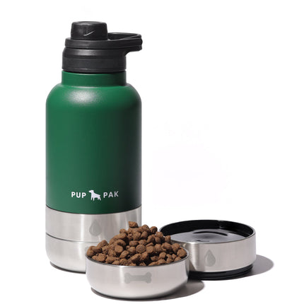 Pup Pak Dog Water Bottle with Detachable Bowls
