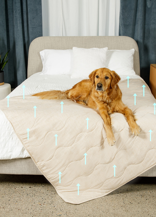 PupChill™ Cooling Waterproof Blanket - Arctic Sand