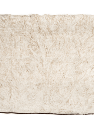 PupProtector™ Waterproof Throw Blanket - White with Brown Accents