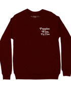 Puppies & Wine 2.0 Sweatshirt | Cozy Dog Lover Pullover
