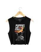 Puppies & Red Frenchie Spin Bike | Crop Top
