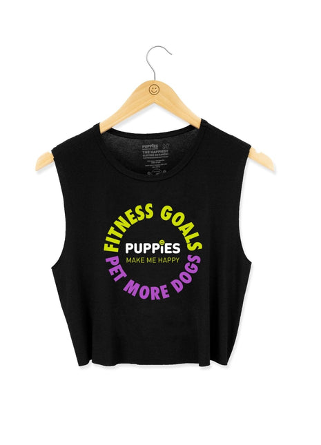 Puppy Fitness Goals | Crop Top