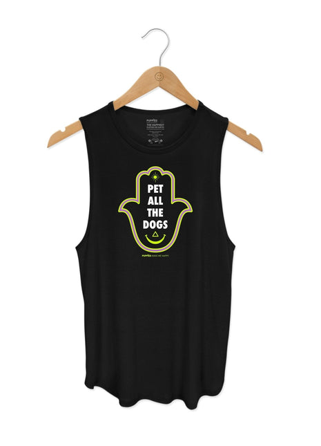 Pet All The Dogs Hamsa | Women's Sleeveless