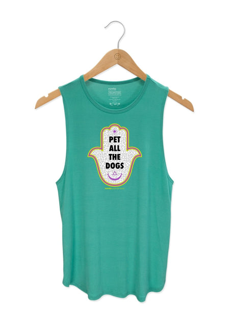 Pet All The Dogs Leopard Print | Women's Sleeveless