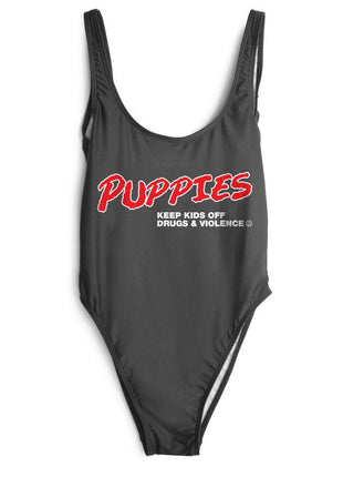 D.A.R.E. Puppies | One Piece Swimsuit | For Dog Lovers and Pool Parties
