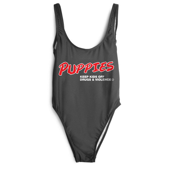 D.A.R.E. Puppies | One Piece Swimsuit | For Dog Lovers and Pool Parties