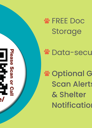 QR Pet Identification: Travel Crate Card