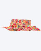 Floral patterned bandana on a white background