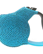 Parisian Pet 'Crystal Retractable Leash Blue' for Dogs & Cats – Durable Retractable Pet Leash with Comfortable Grip