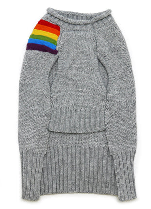 Rainbow Turtleneck Sweater