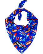 Red, White, & Bark Bandana