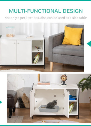 Hidden Cat Litter Box Enclosure