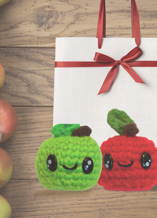 Handmade Cat Toy - 2 pack | Ruby & Olive – The Halloween Apples Chunkle Puffs Infused with Miracle Nip Botanicals