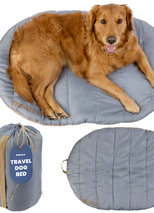 Travel Dog Bed – Foldable, Lightweight, Water Resistant Mat