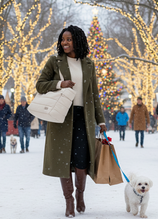 Puffer Dog Travel Bag for Dog Moms