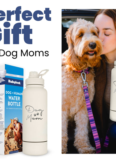 Water Bottle with Detachable Dog Bowl