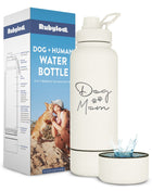Water Bottle with Detachable Dog Bowl