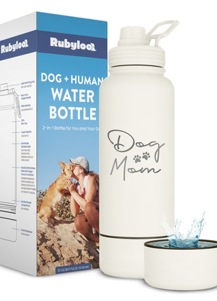 Water Bottle with Detachable Dog Bowl