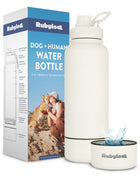 Water Bottle with Detachable Dog Bowl