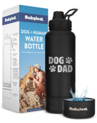 Water Bottle with Detachable Dog Bowl