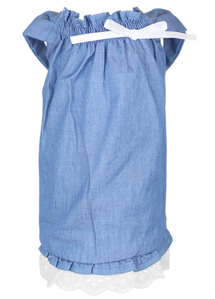 Parisian Pet 'Tunic Country Dress Denim' for Dogs and Cats, Colorful Country Style, Comfortable Denim