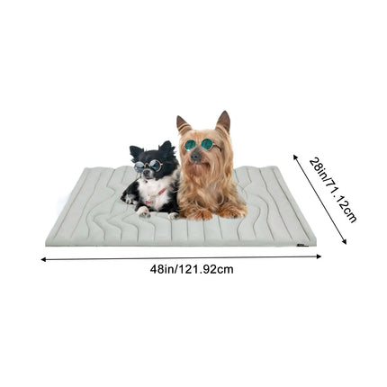 Dog Ice Mat Double-Sided Cooler Dog Mat Gentle Wear Resistant Pet Ice Pad