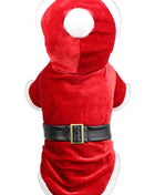 Parisian Pet 'Santa Claus Hoodie' for Dogs and Cats, Dog Christmas Holiday Apparel, Red