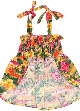 Parisian Pet 'Hawaiian Dress' Dog & Cat Shirt – Island-Themed Vacation Pet Apparel – Orange