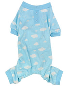 Parisian Pet 'Blue Cloud' Pajama for Dogs & Cats, Comfortable Pet Pajama Set, Cozy Dog Pajamas, Blue