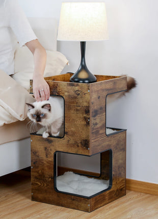 Modern Cat 3-Level Side Table