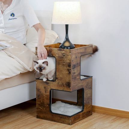 Modern Cat 3-Level Side Table