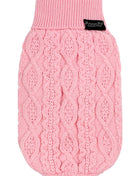 Parisian Pet 'Cable Knit Sweater' - Warm & Stylish Pet Sweater in Blush Pink for Dogs & Cats-Valentine's Day-Valentine's Day