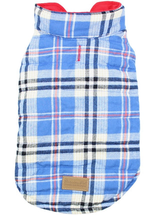 Parisian Pet 'Plaid Reversible Jacket' for Dogs & Cats, Stylish Pet Outerwear, Warm Winter Dog Jacket,-Valentine's Day