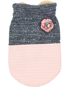 Parisian Pet 'Fancy Flower Quilted Jacket' for Dogs & Cats, Warm Pet Outerwear, Quilted Floral Dog Jacket - Valentine's Day