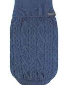Parisian Pet 'Cable Knit Sweater' - Warm & Stylish Pet Sweater in Navy Blue for Dogs & Cats