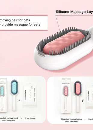 Cat Hair Remover Comb & Massager