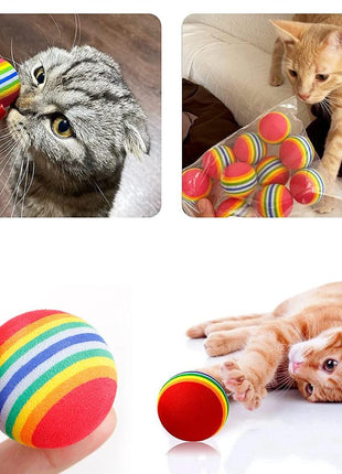 Cat Rainbow Ball Toys