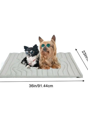 Dog Ice Mat Double-Sided Cooler Dog Mat Gentle Wear Resistant Pet Ice Pad