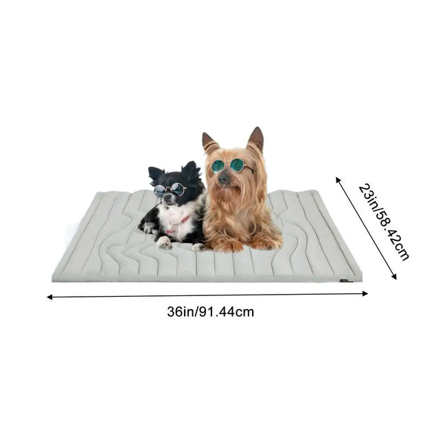 Dog Ice Mat Double-Sided Cooler Dog Mat Gentle Wear Resistant Pet Ice Pad