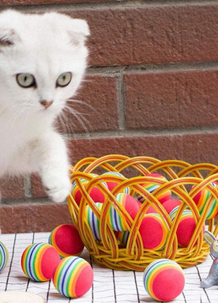 Cat Rainbow Ball Toys